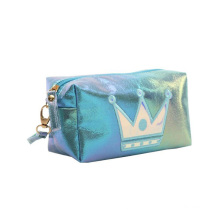 Promotional Cosmetic Bag Princess Embroidery Waterproof PU Cosmetic Bag Women Designer Makeup Purses Bags